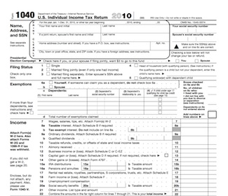 Federal Energy Tax Credit - Form 1040