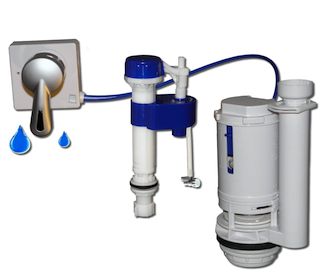 Being Waters Dual Flush Toilet Retrofit Kit